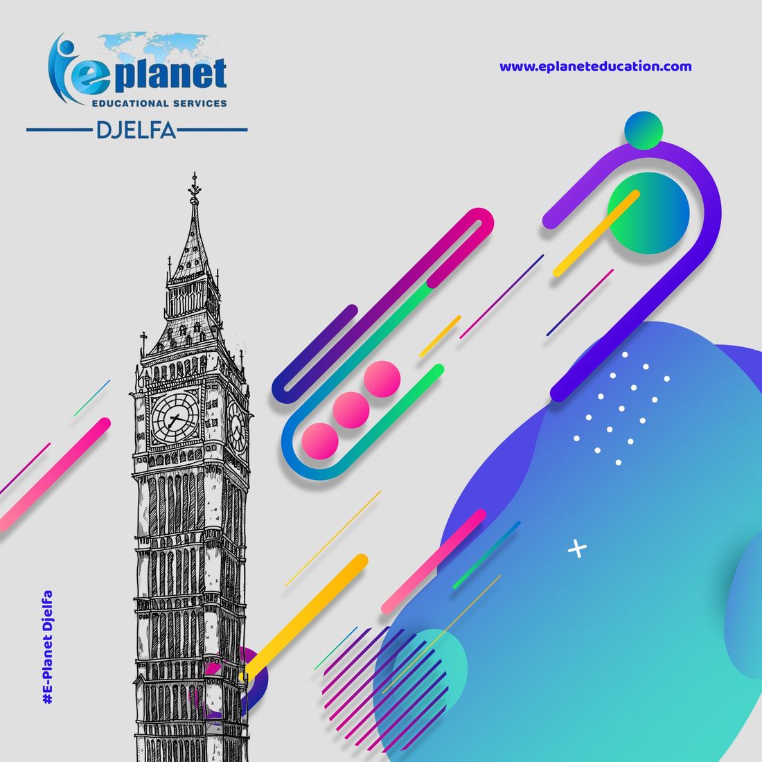 E-planet brand post with Big Ben